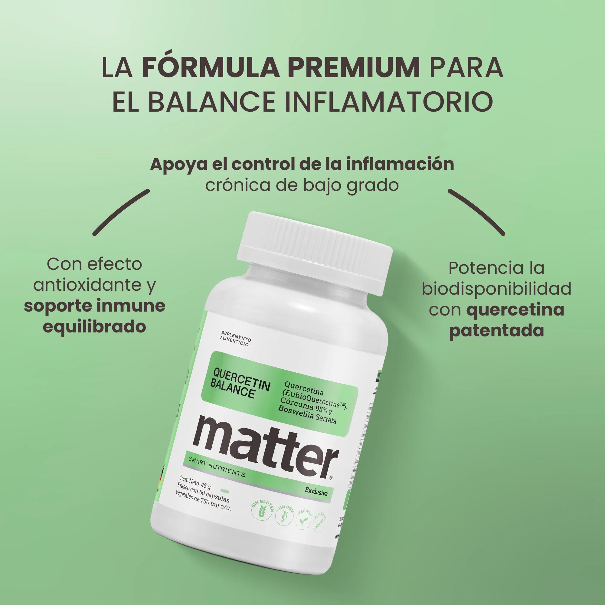 Matter Quercetin Balance 65 cápsulas
