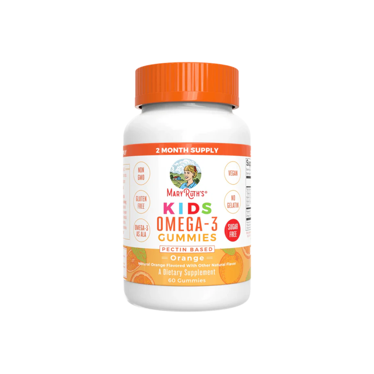 MaryRuth Organics Gomitas Veganas Omega-3 Para Niños (60 gomitas)