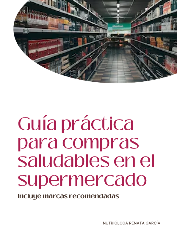 GUIA DE COMPRAS SALUDABLES