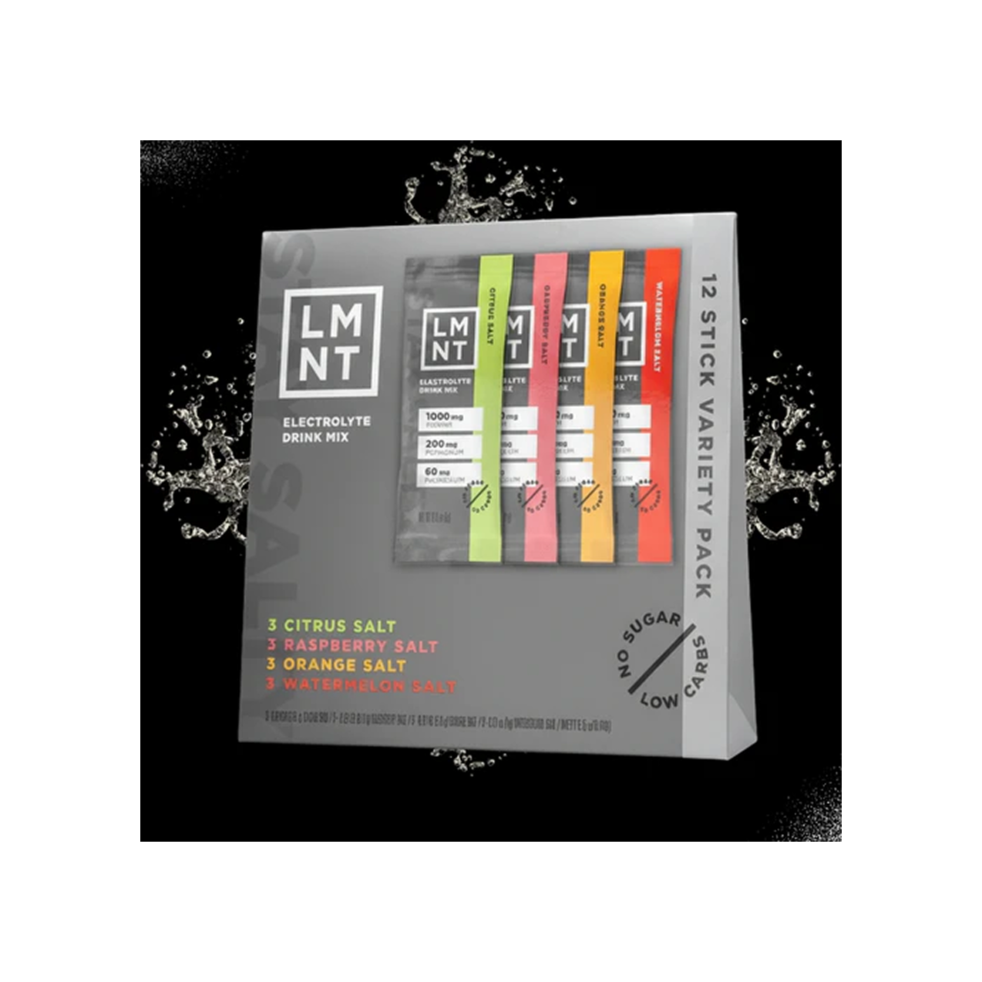 LMNT Electrolitos Sin Azúcar Variety Pack, 12 sobres