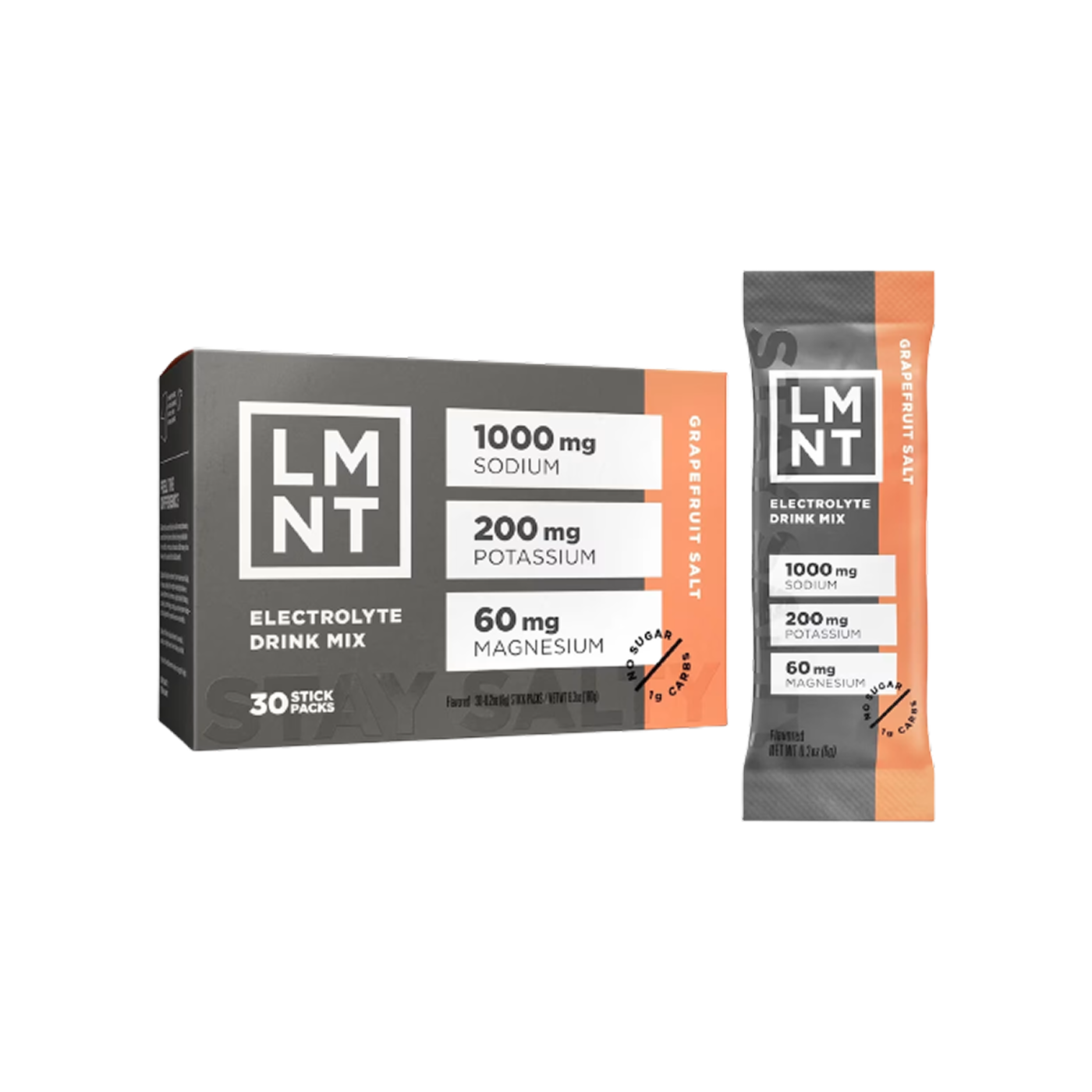 LMNT Recharge Electrolyte Drink Grapefruit Salt, 30 sticks