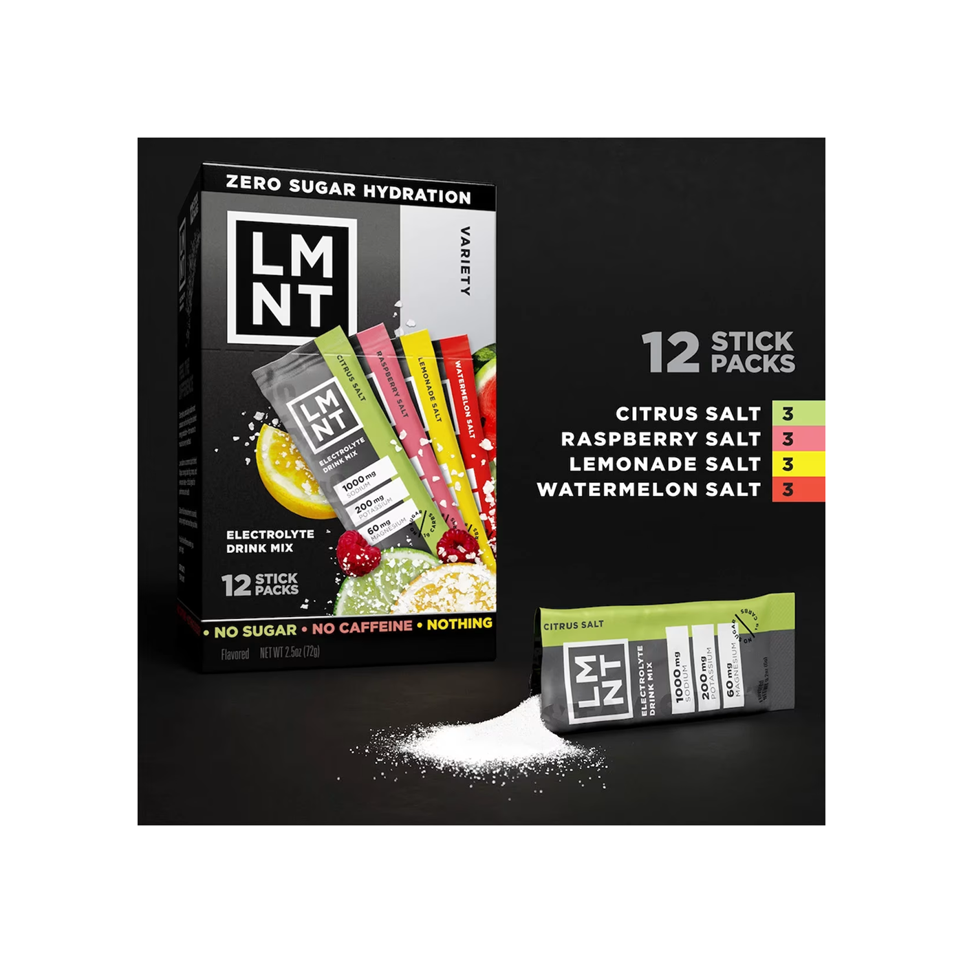 LMNT Recharge Variety Pack, 12 sobres