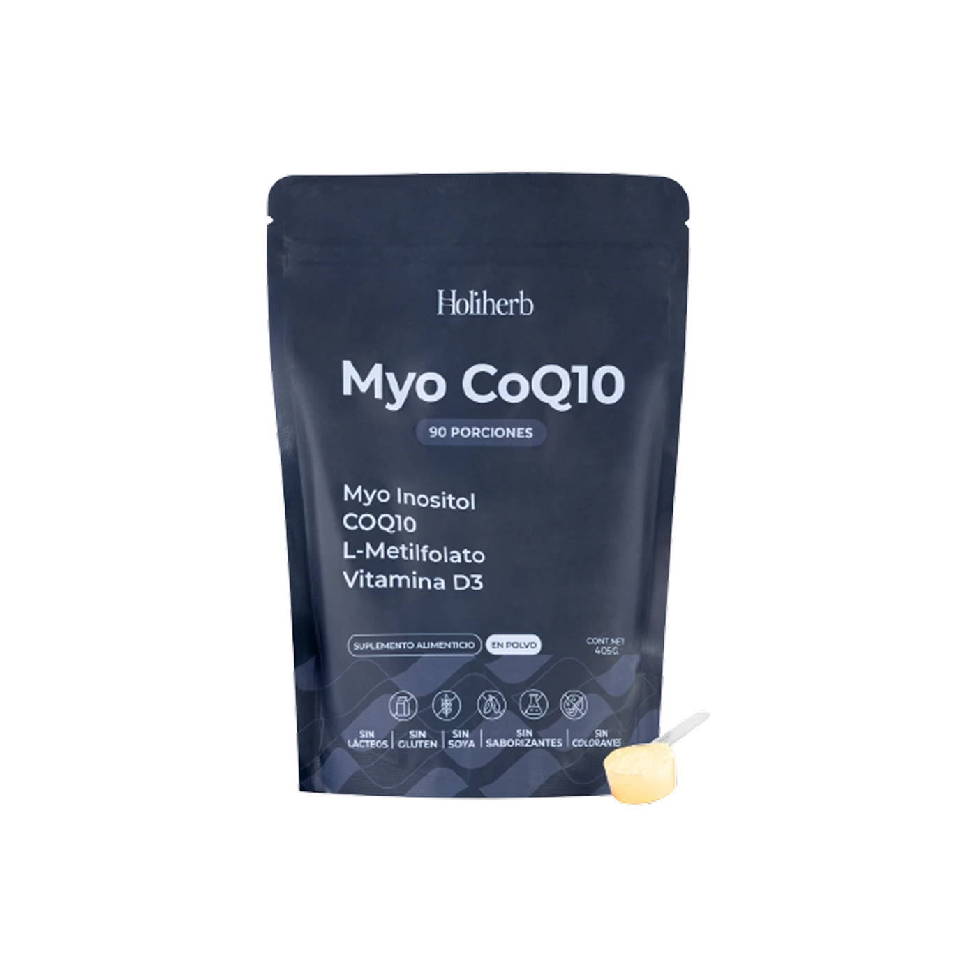 Holiherb Myo CoQ10 en polvo 405 g