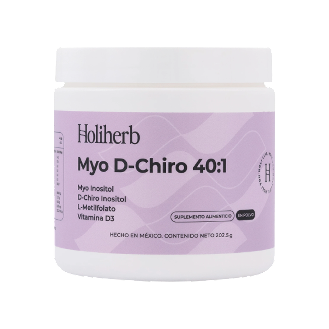 Holiherb Myo D-Chiro Inositol 40:1 en polvo 202.5 g