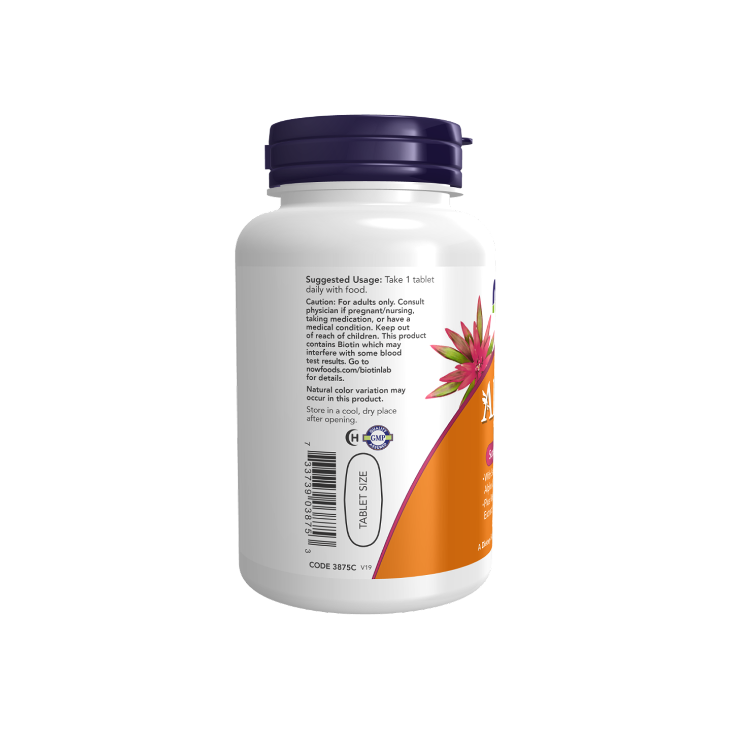 NOW Foods ADAM multivitamínico para hombres, 60 tabletas