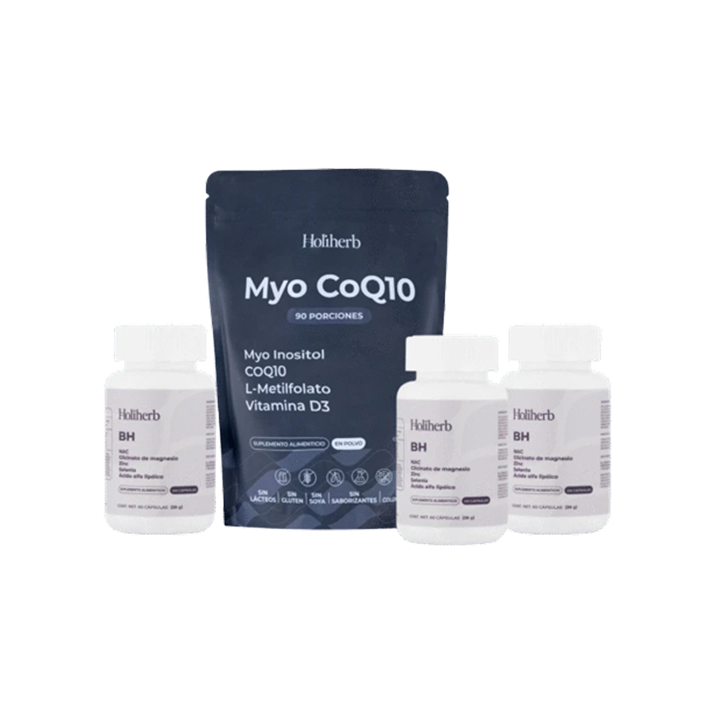 Holiherb Kit Myo CoQ10 + BH Balance Hormonal 3 meses