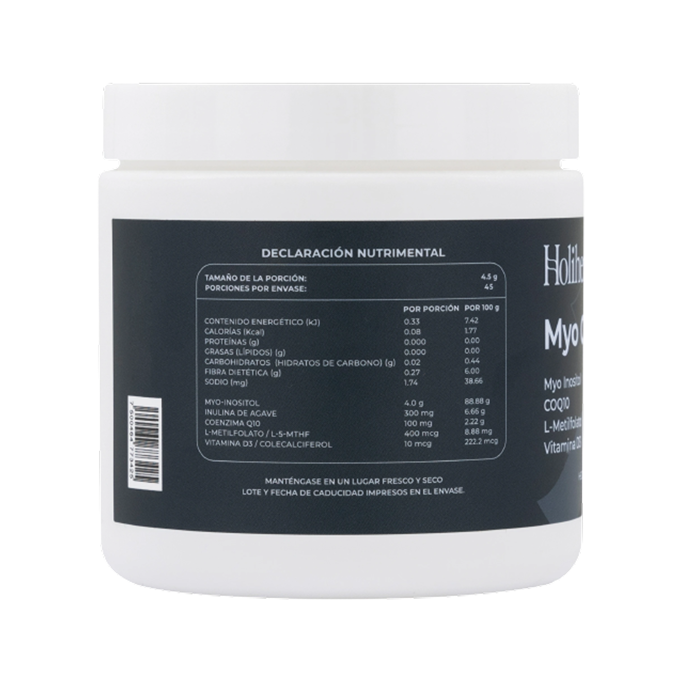 Holiherb Kit Myo Inositol con CoQ10 y Harmony, 1 kit