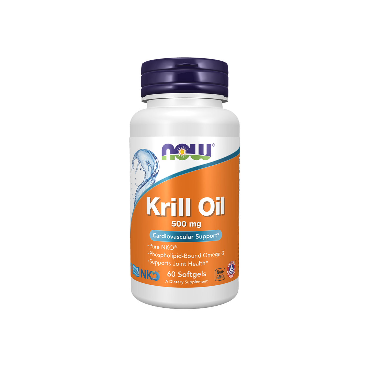NOW Foods Krill Oil 500 mg, 60 cápsulas blandas