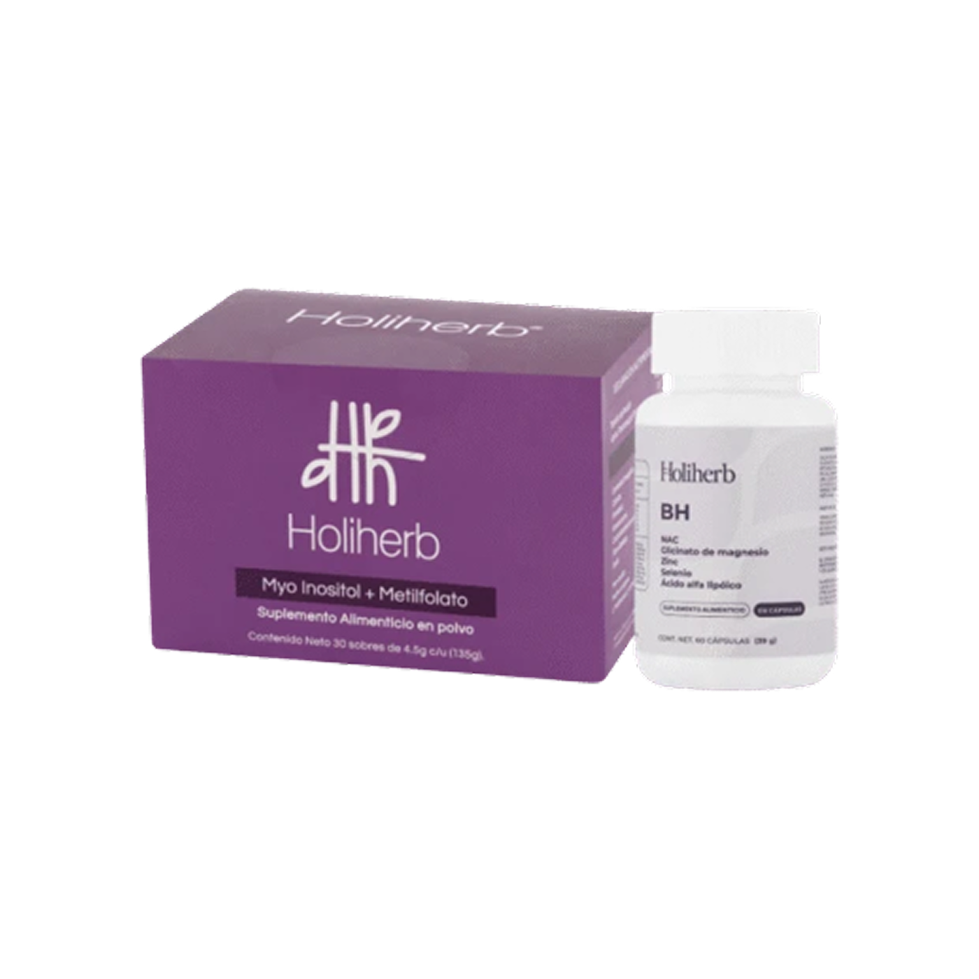 Holiherb Kit Myo Inositol + Metilfolato y BH, 1 mes