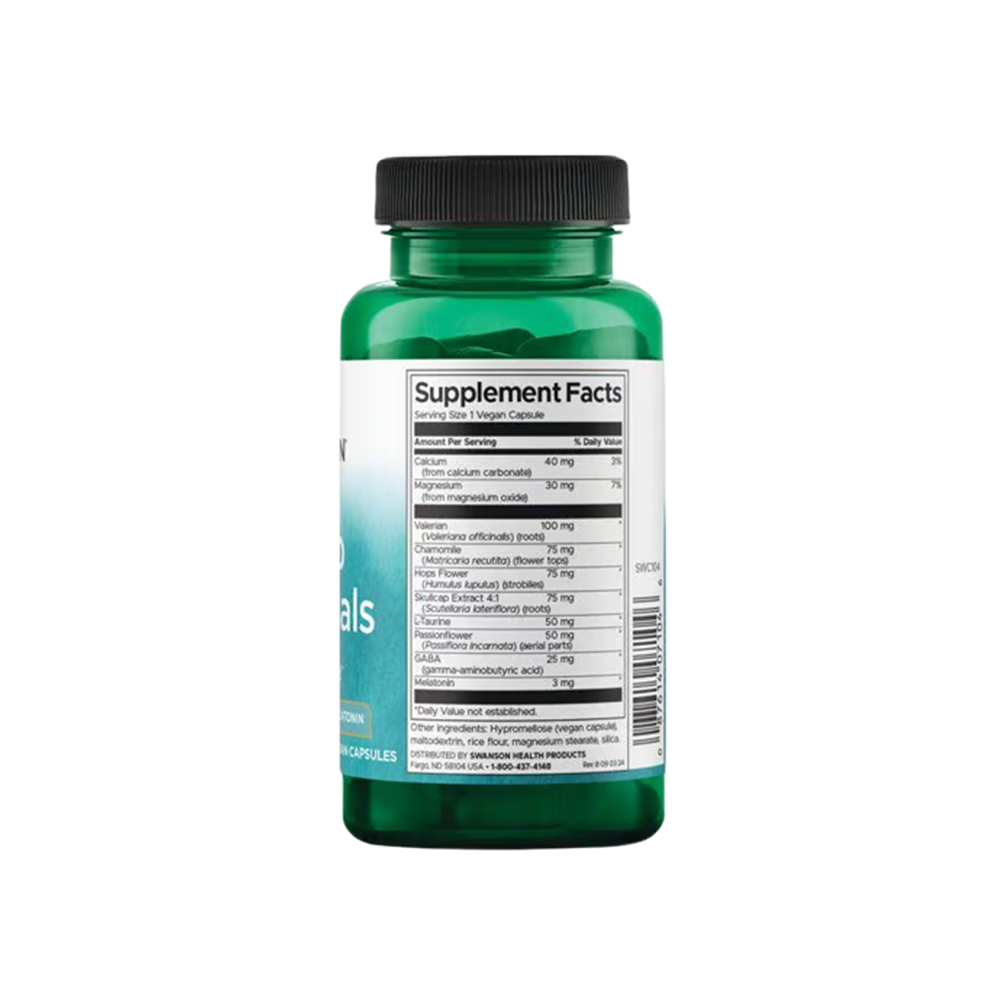 Swanson Sleep Essentials Fórmulas Específicas para el Sueño 60 cápsulas vegetales