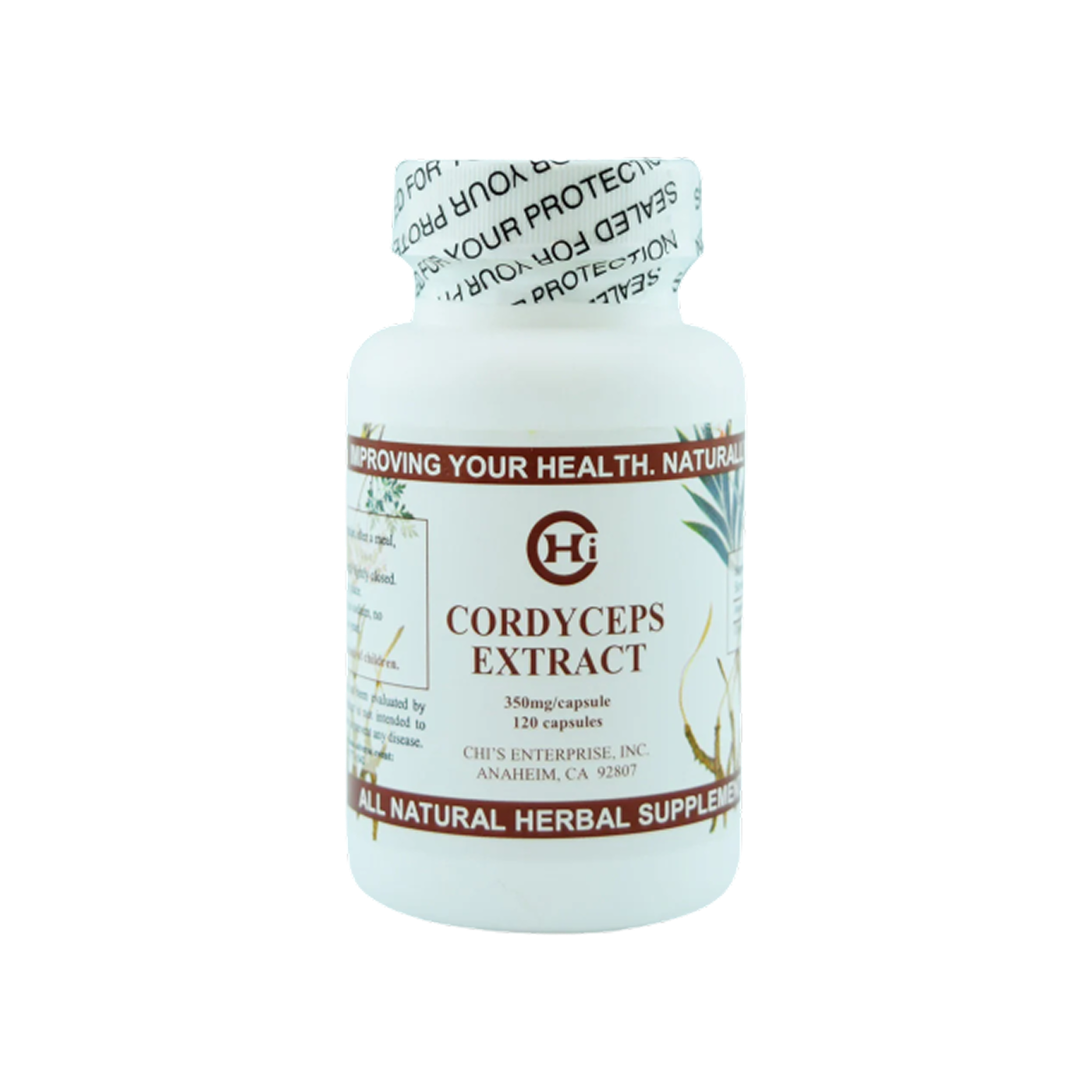 Chi Health Cordyceps Extract, 120 cápsulas vegetales