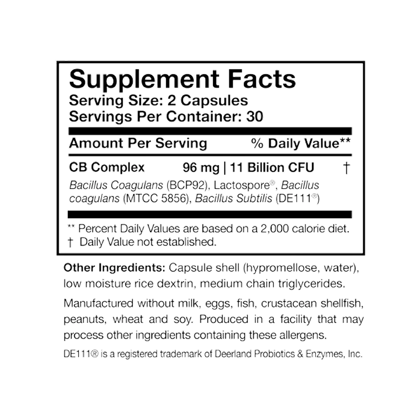 Researched Nutritionals CoreBiotic Sensitive Probiotic, 60 cápsulas vegetales