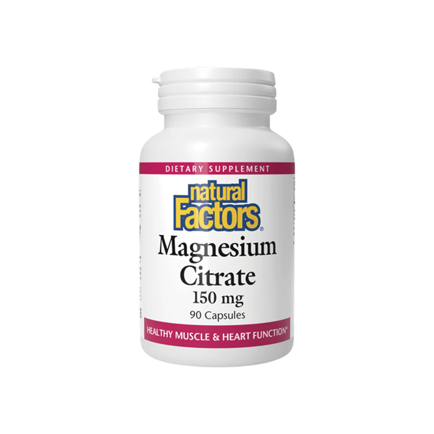 Natural Factors Magnesium Citrate 150 mg 90 Cápsulas
