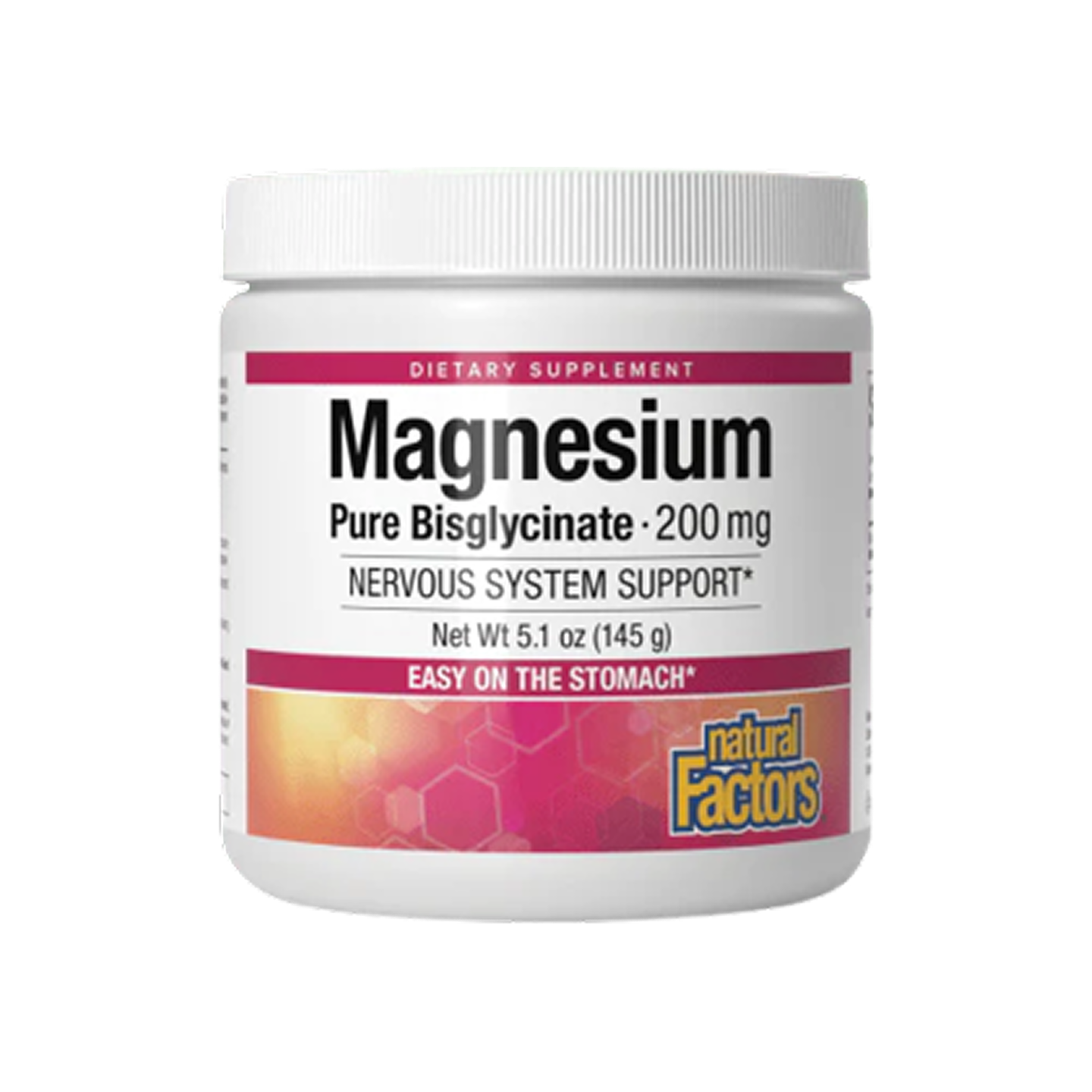 Natural Factors Magnesium Bisglycinate 200 mg 5.1 oz