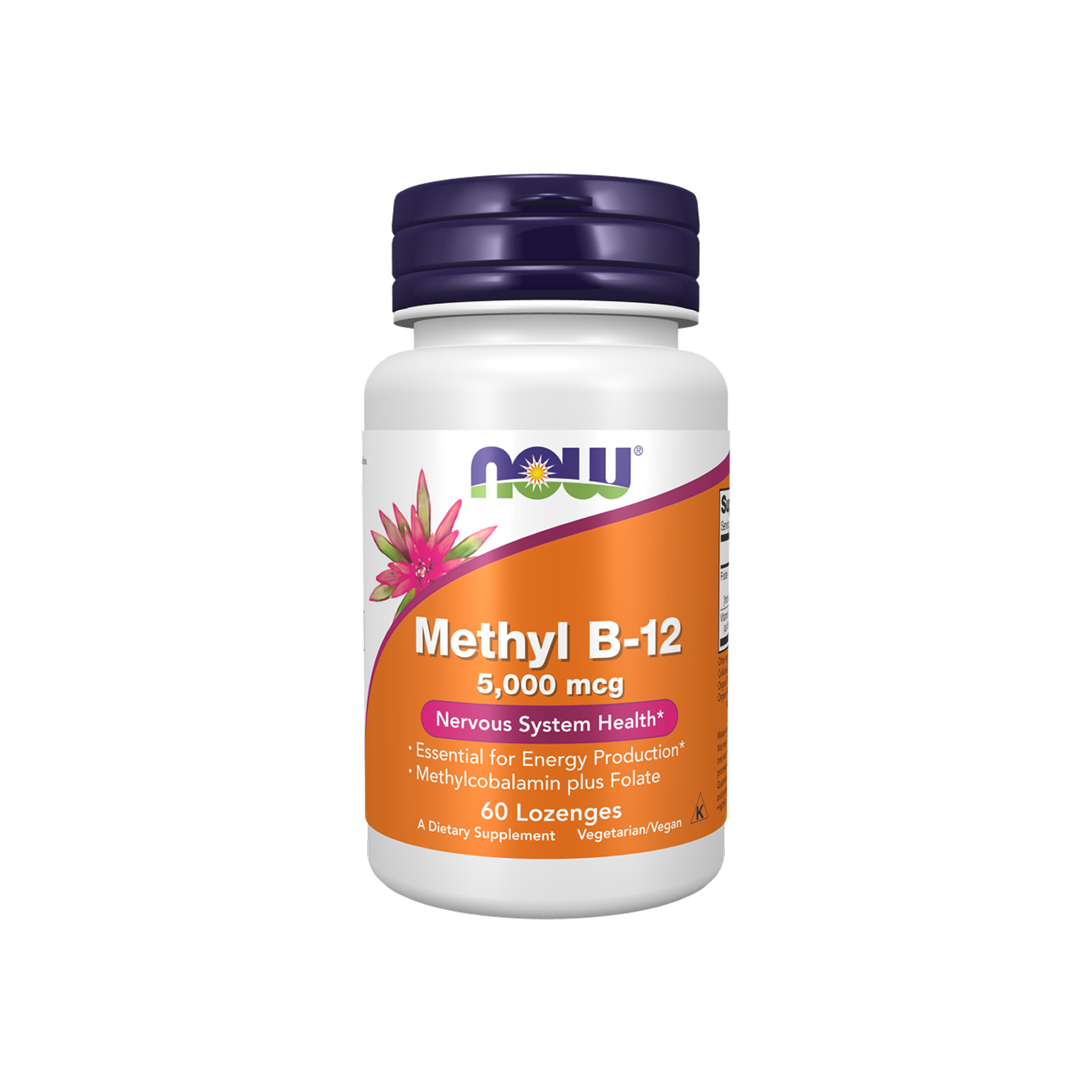 NOW Foods Metil B12 5000 mcg 60 pastillas