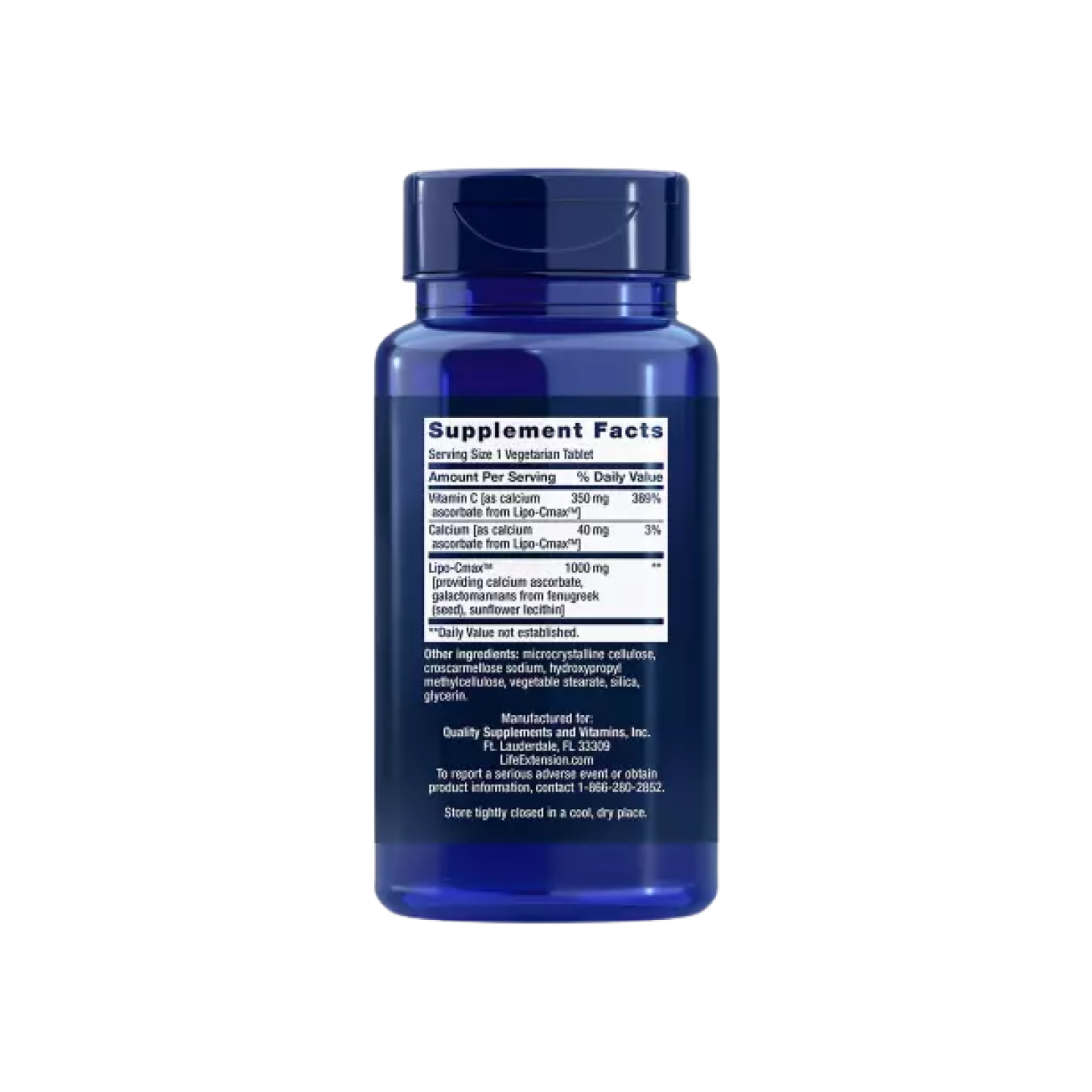 Life Extension Vitamina C Liposomal 24 hrs, 60 cápsulas