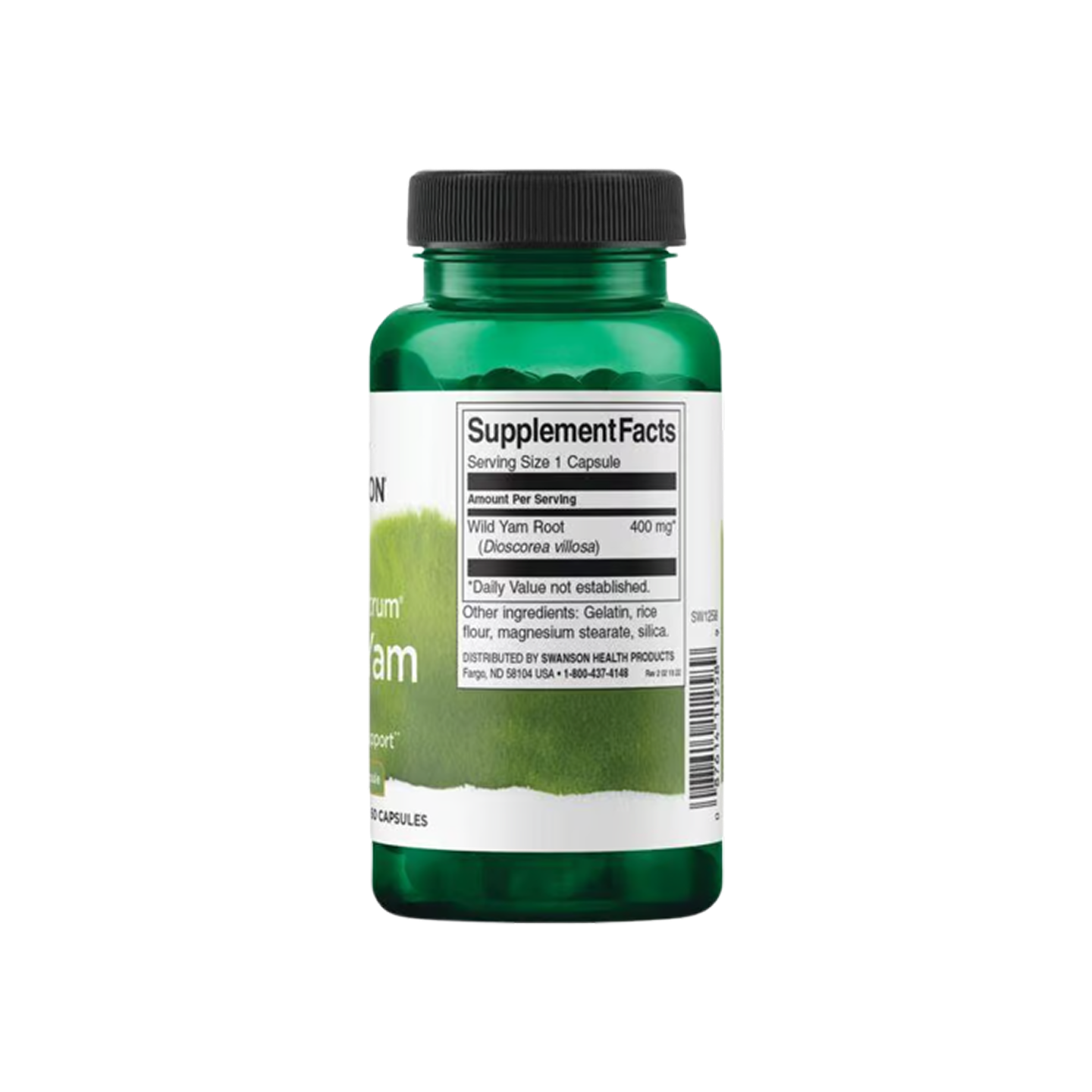 Swanson Premium Wild Yam 400 mg 60 cápsulas
