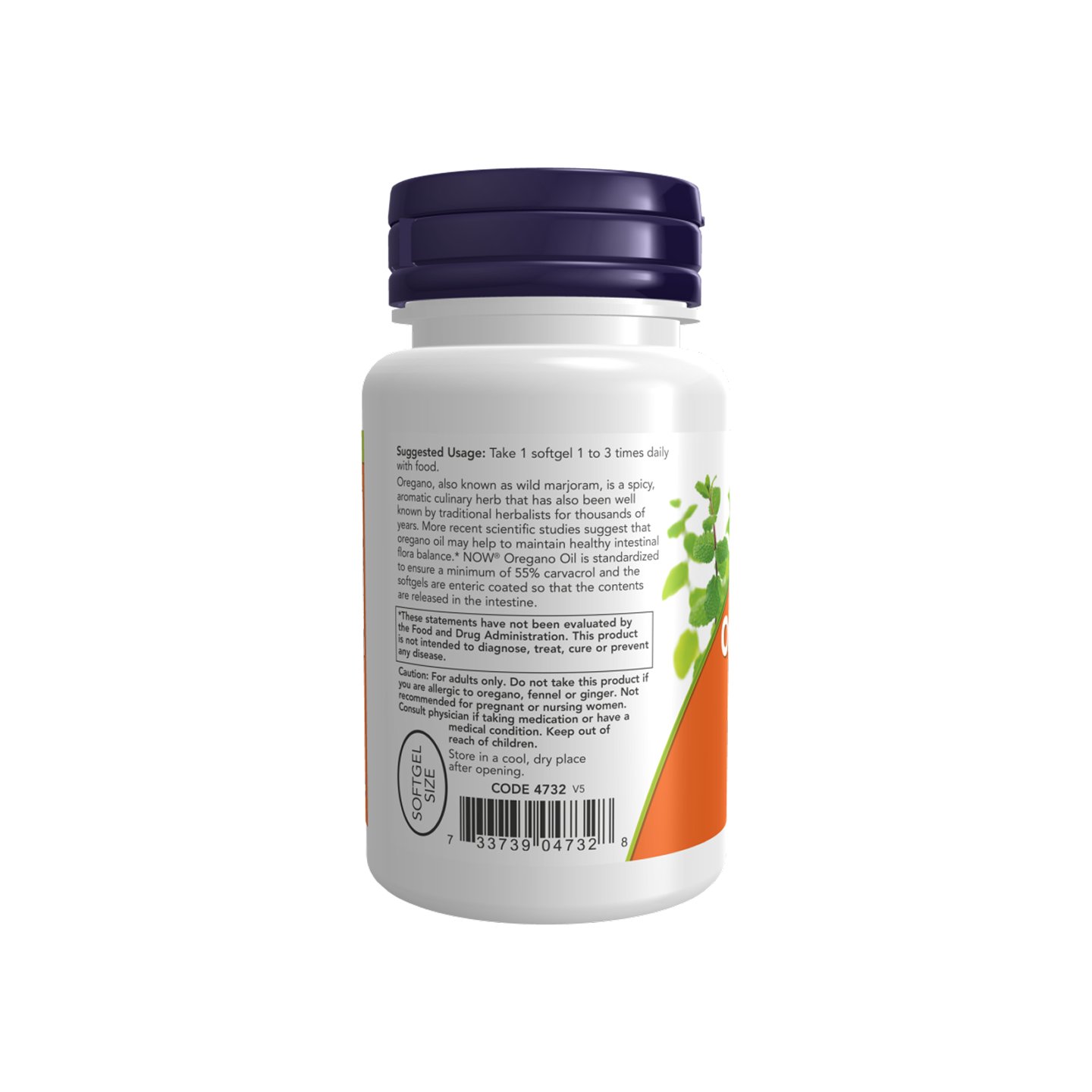 NOW Foods Oregano Oil 90 Softgels