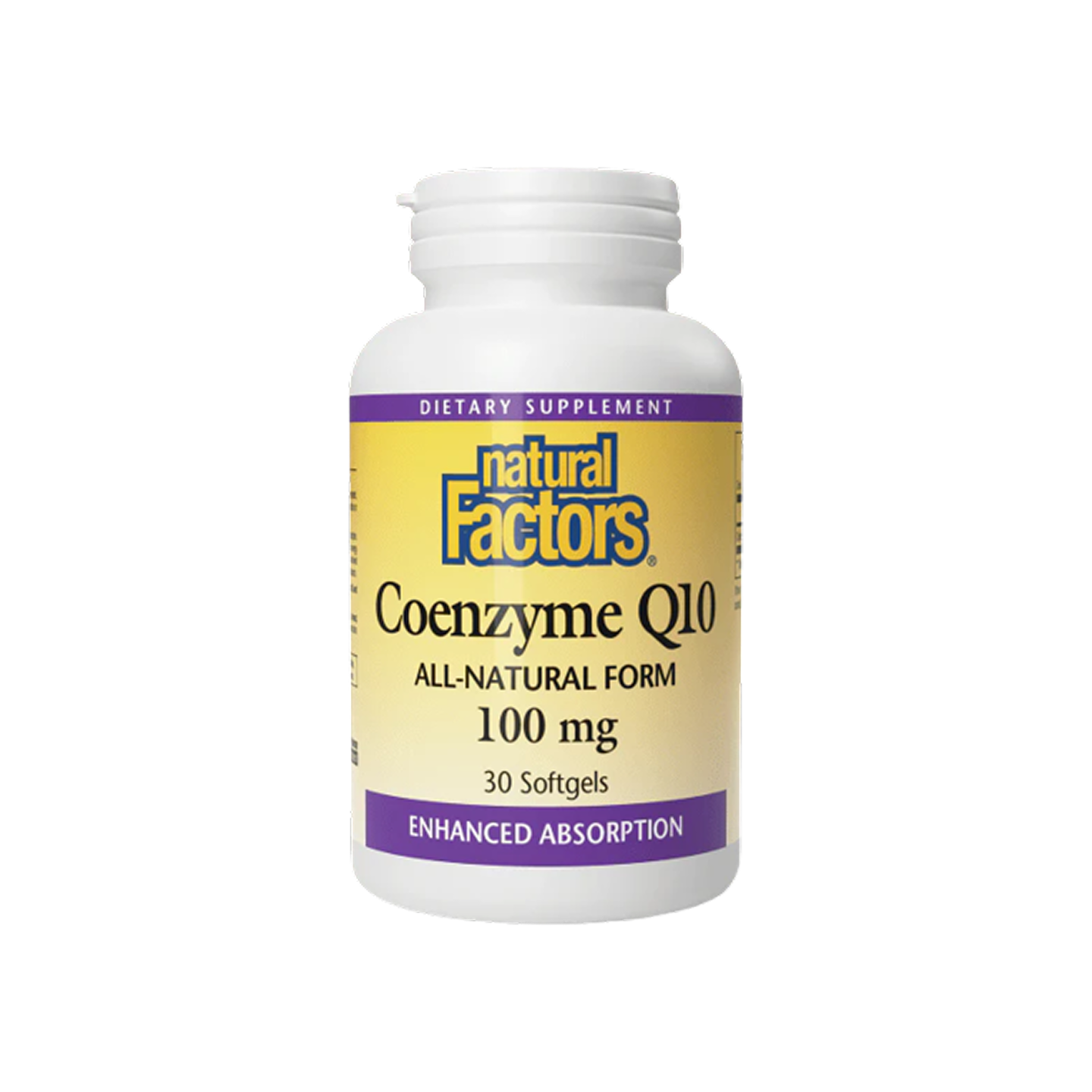 Natural Factors CoQ10 100 mg 30 Softgels
