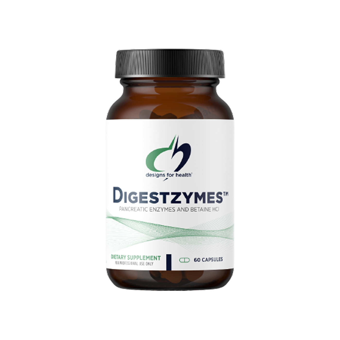 Designs for Health Digestzymes, 60 cápsulas vegetales
