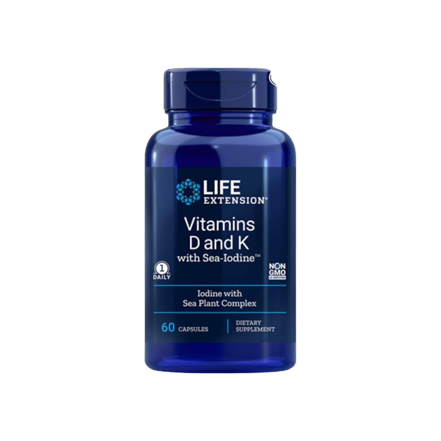 Vitaminas D y K con yodo marino