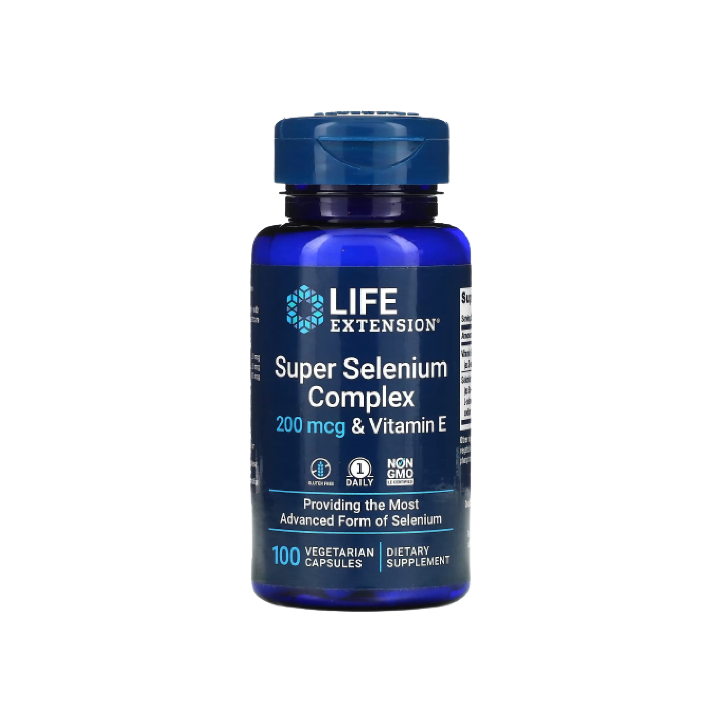 Life Extension Súper Complejo de Selenio 200 mcg y Vitamina E, 100 cápsulas