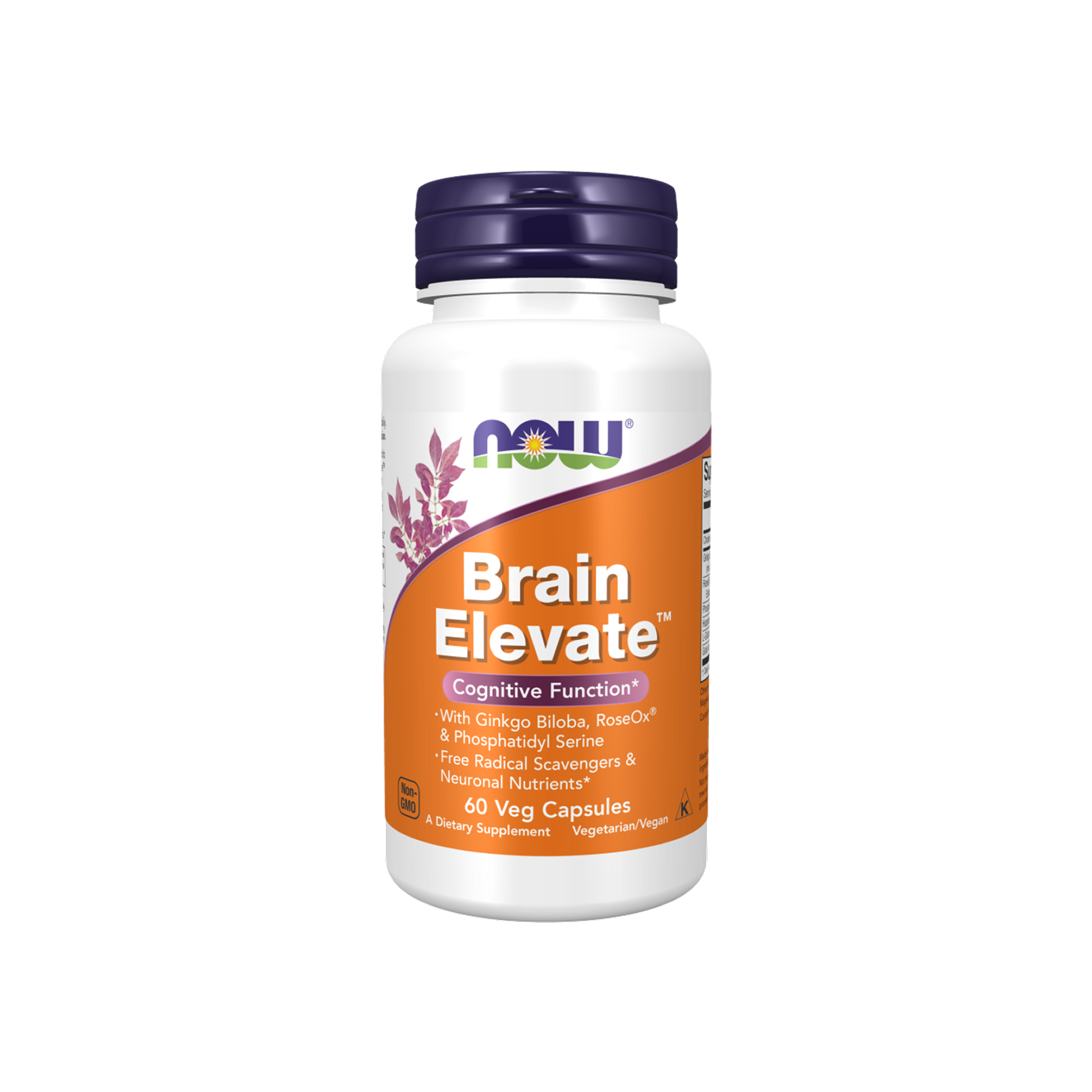NOW Foods Brain Elevate, 60 cápsulas vegetales