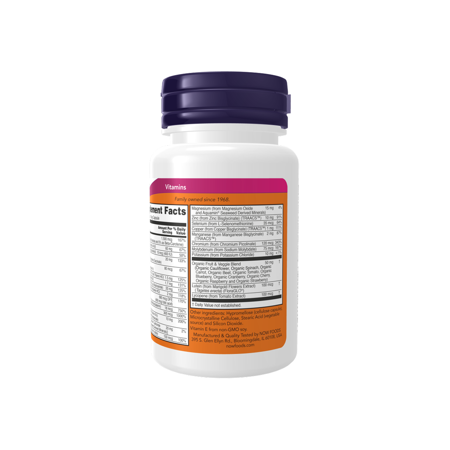 NOW Foods Daily Vits 30 cápsulas vegetales