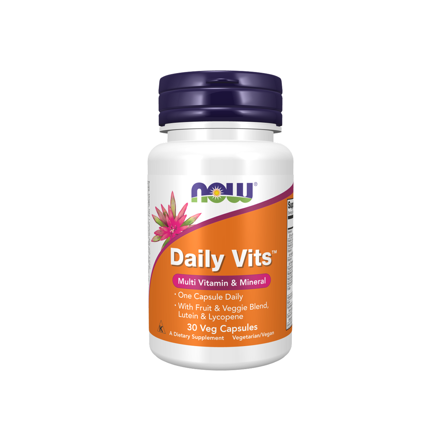 NOW Foods Daily Vits 30 cápsulas vegetales