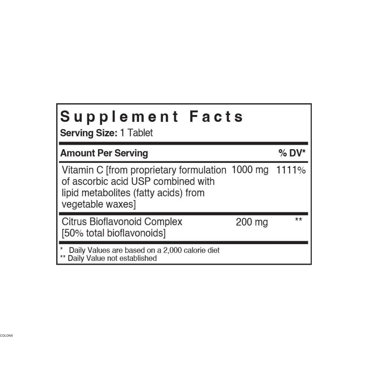 Vitamina C 1000 con Bioflavonoides