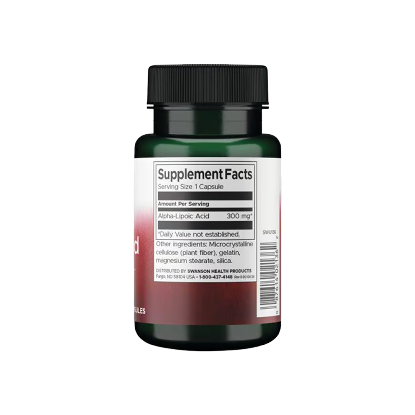 Swanson Ultra Alpha Lipoic Acid 300 mg – 60 cápsulas