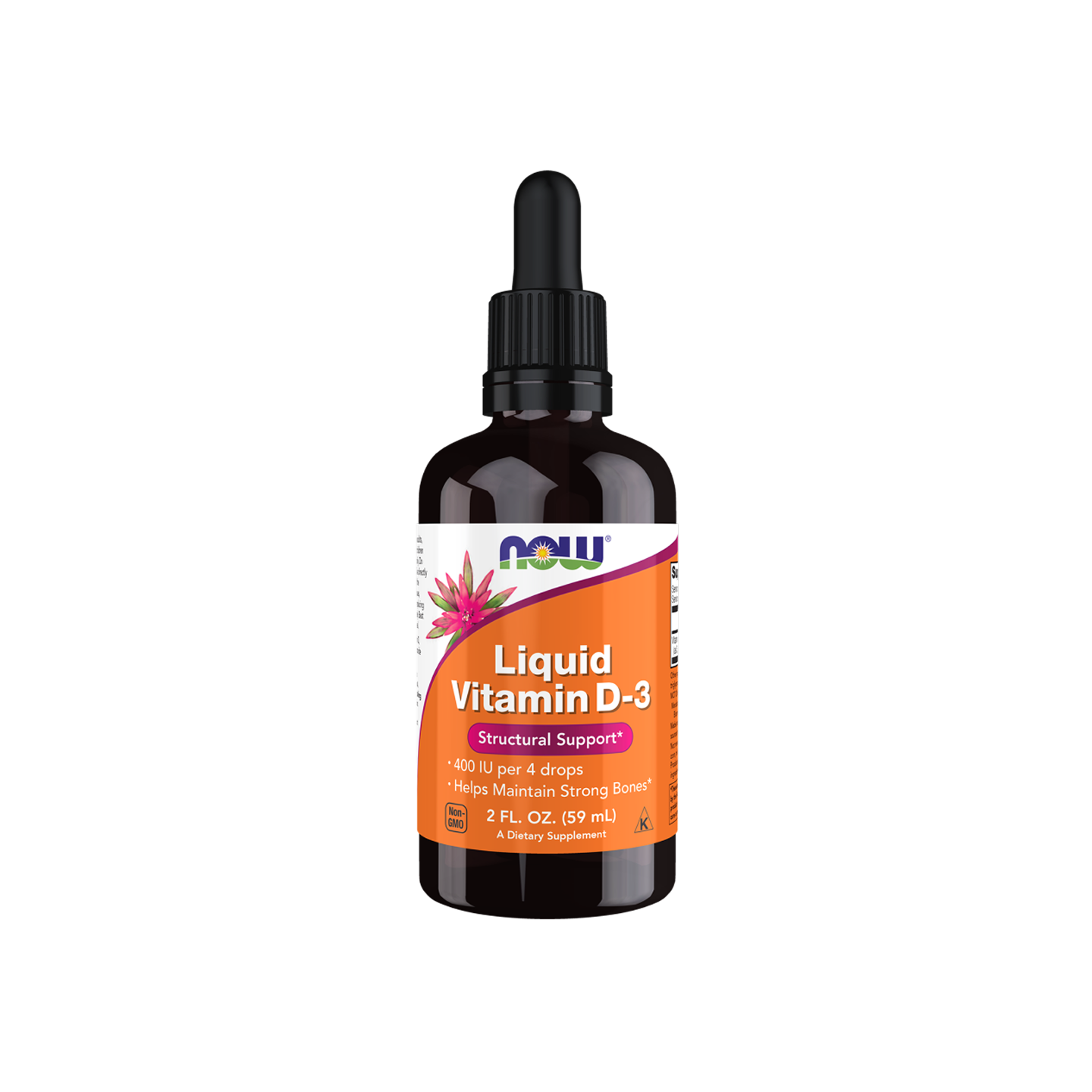 NOW Foods Vitamina D-3 Líquida 59 ml