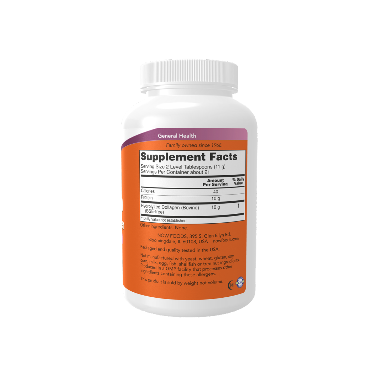 NOW Foods Collagen Peptides Powder – 227 g