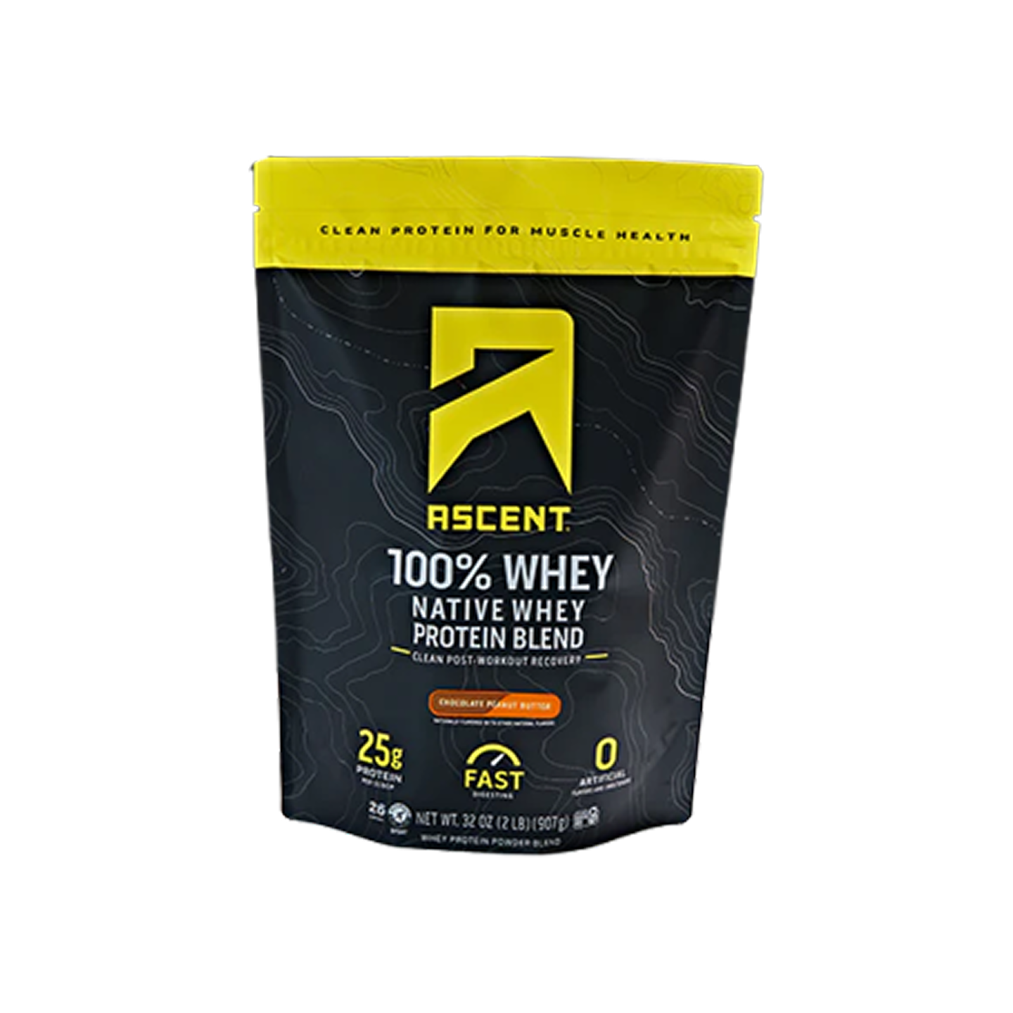 Ascent 100% Whey Native Whey Protein Blend Chocolate Peanut Butter 2 lb (907 g)