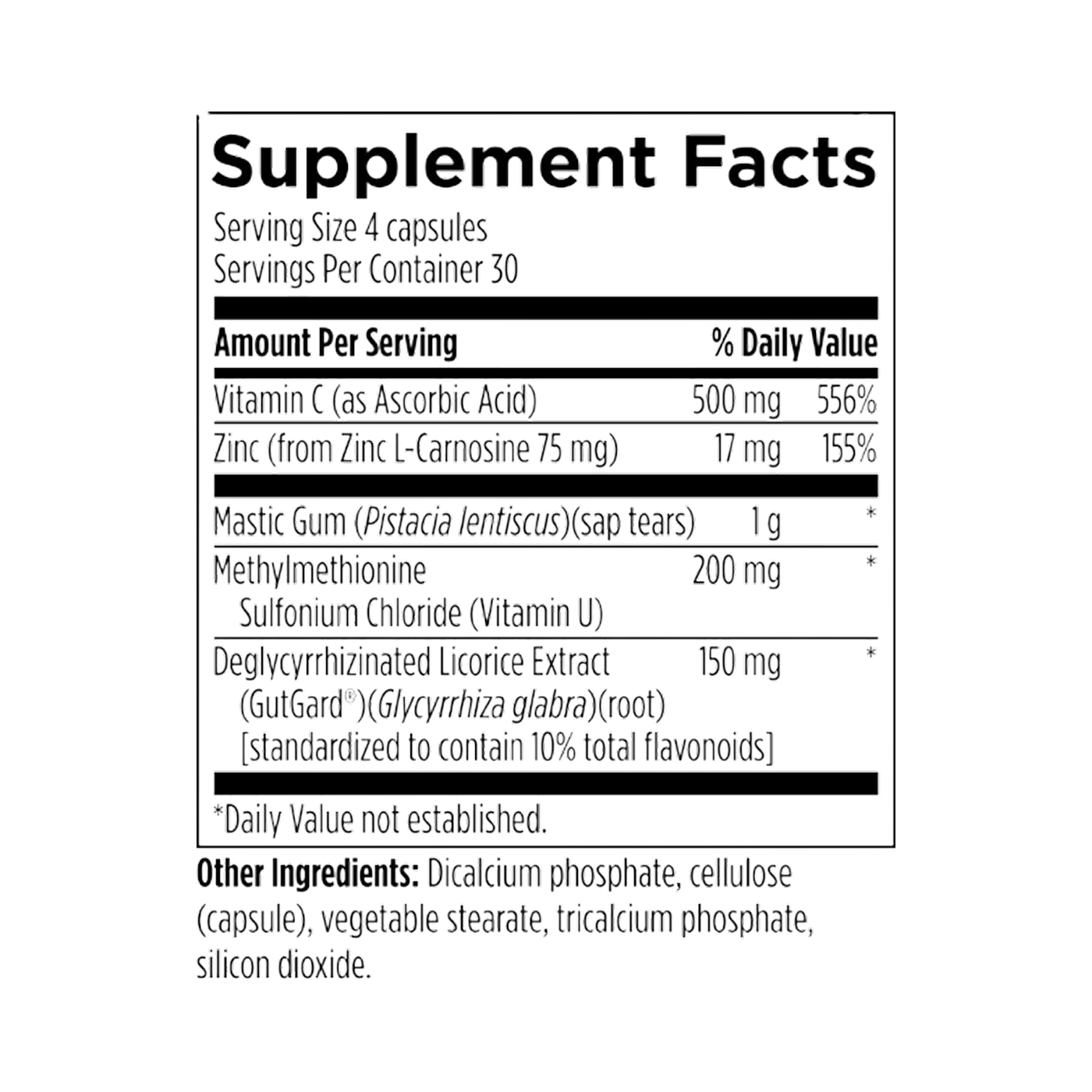 Designs for Health GastroMend-HP, 120 cápsulas vegetales