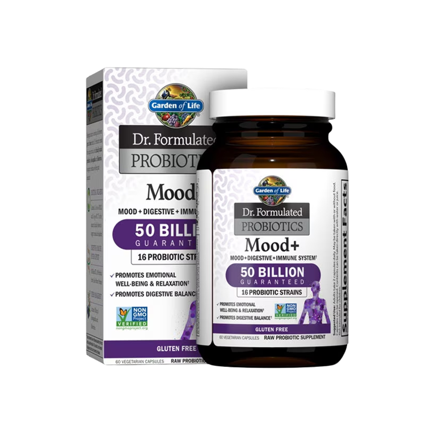 Garden of Life Dr. Formulated Probiotics Mood 60 cápsulas vegetales