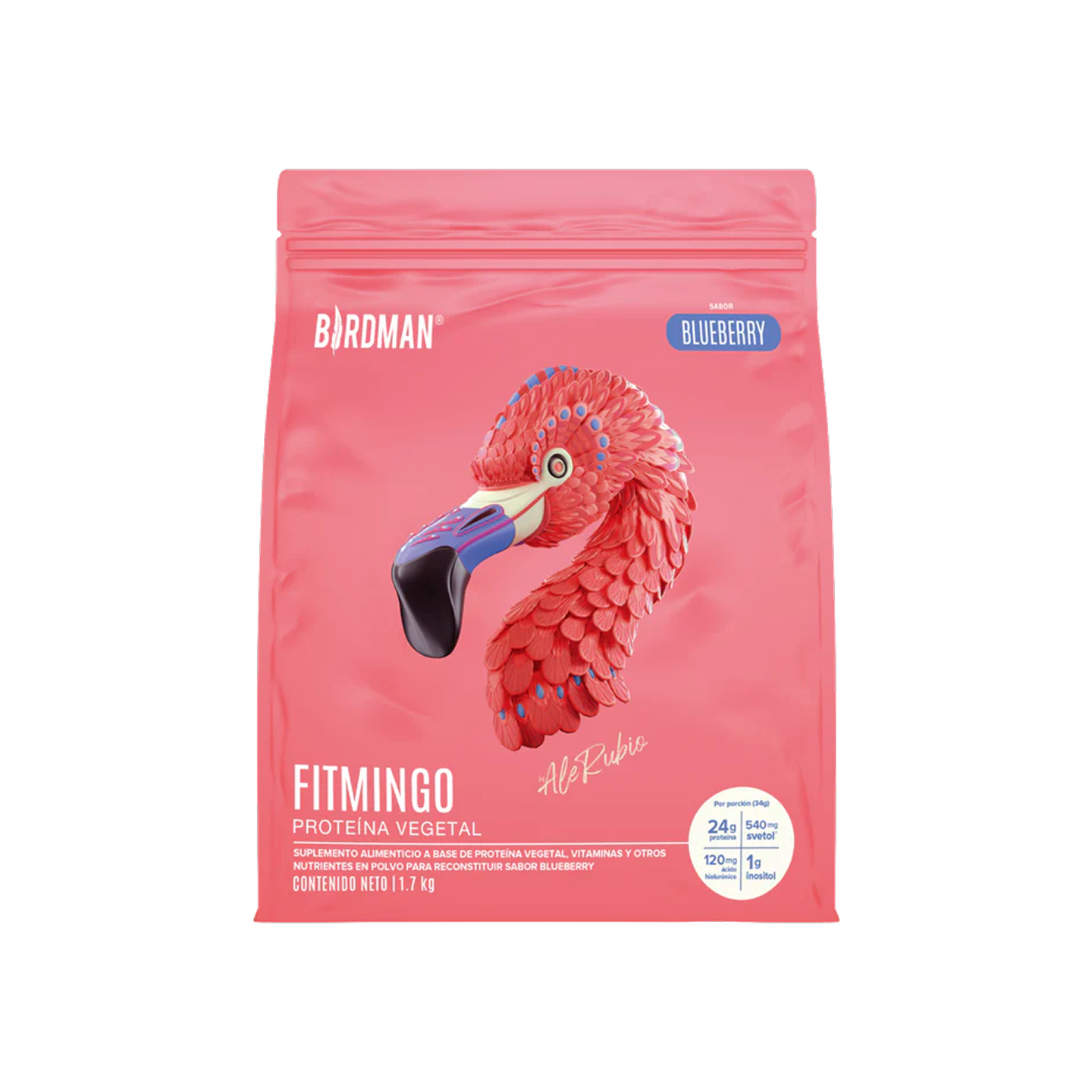 Birdman Fitmingo Proteína Vegetal Blueberry 1.7 kg