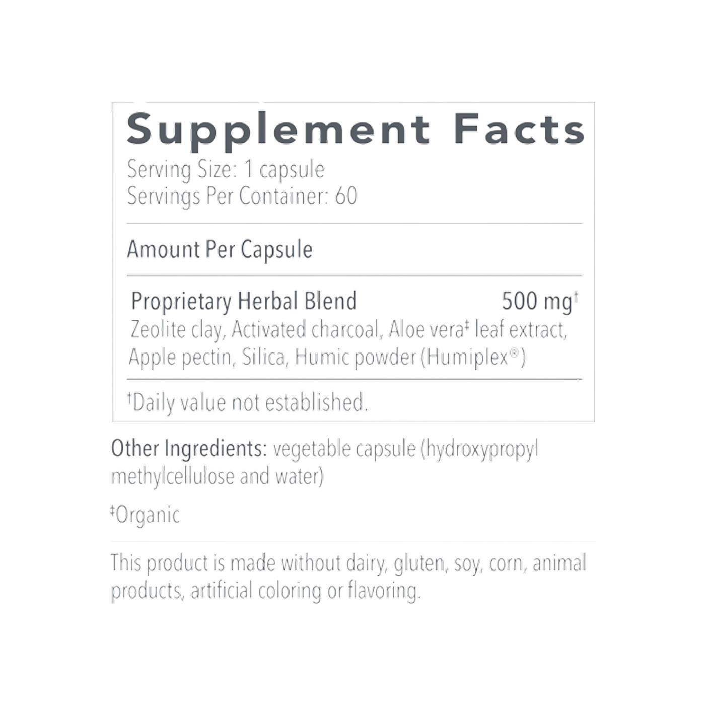 Biocidin GI Detox+, 60 cápsulas