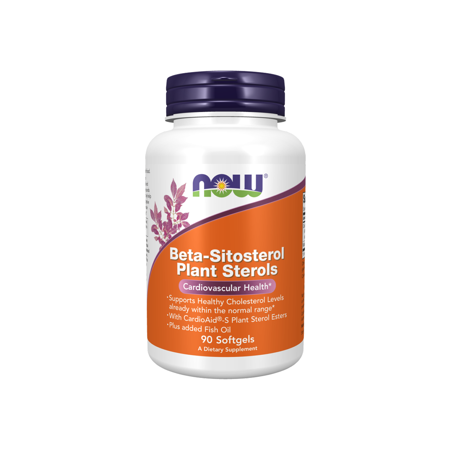 NOW Foods Beta Sitosterol Plant Sterols 90 Softgels