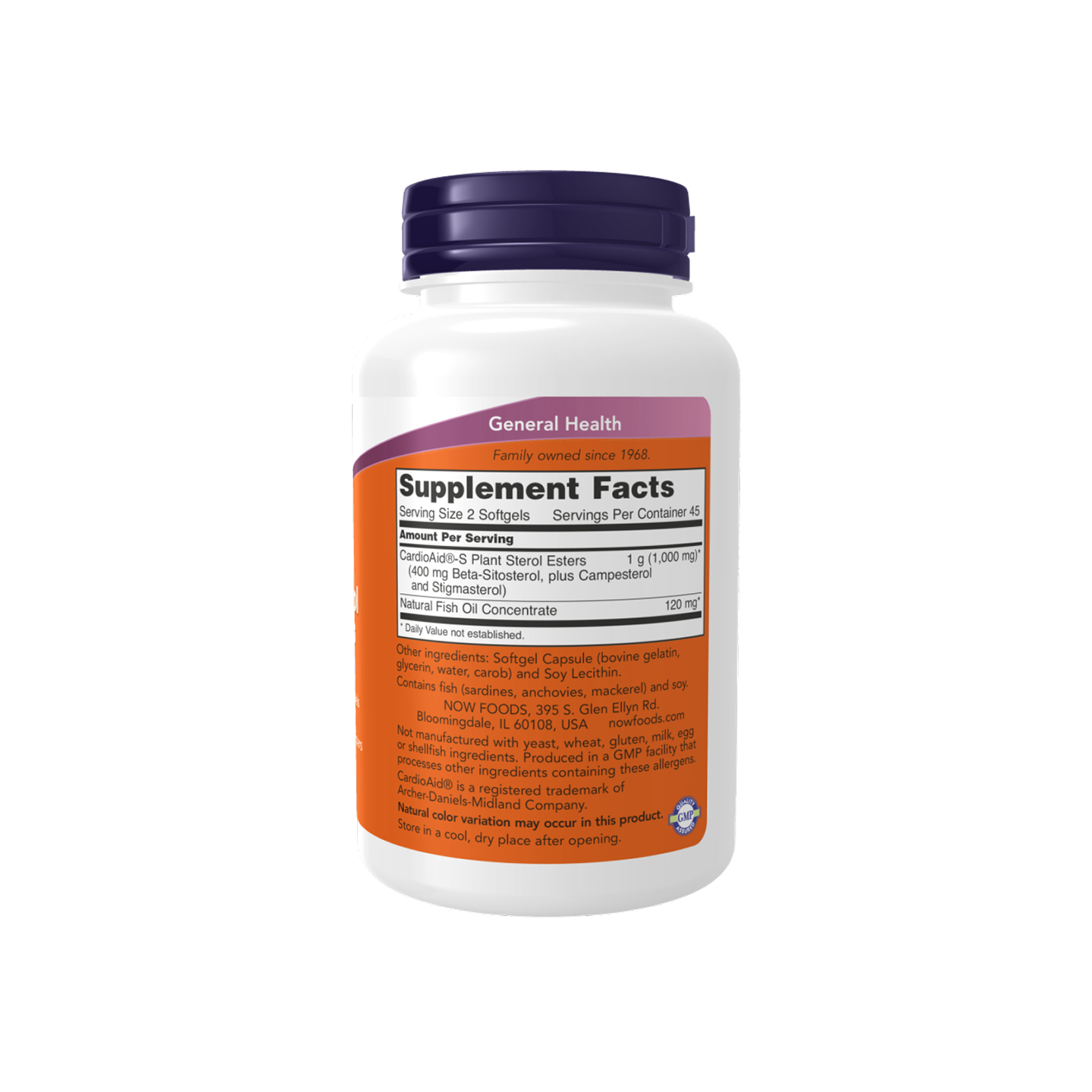NOW Foods Beta Sitosterol Plant Sterols 90 Softgels