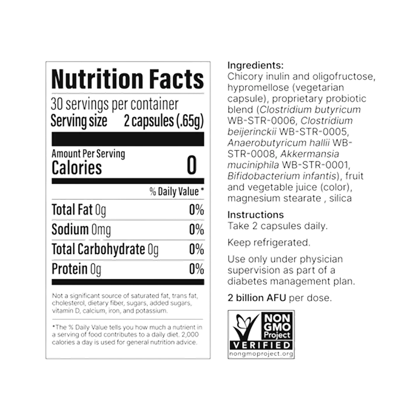 Pendulum Glucose Control Probiotic Cápsulas 60