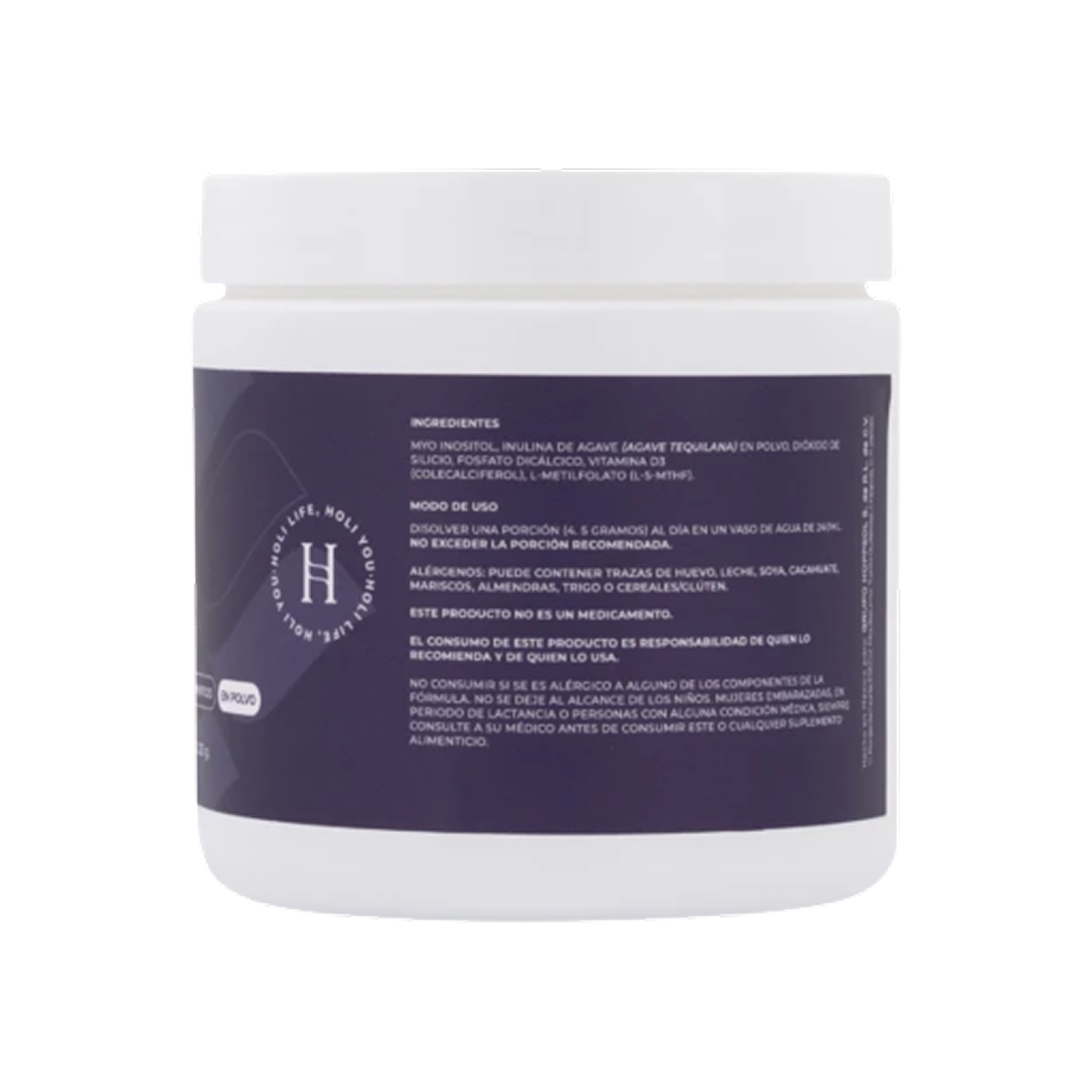 Holiherb Myo Inositol + Ácido Fólico en polvo – 225 g