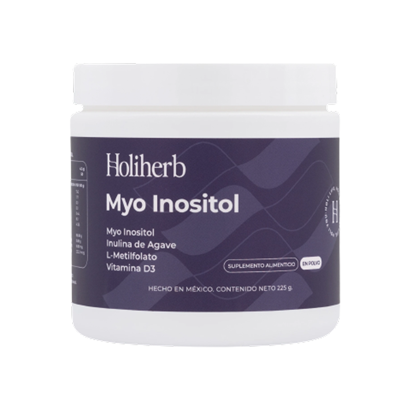 Holiherb Myo Inositol + Ácido Fólico en polvo – 225 g