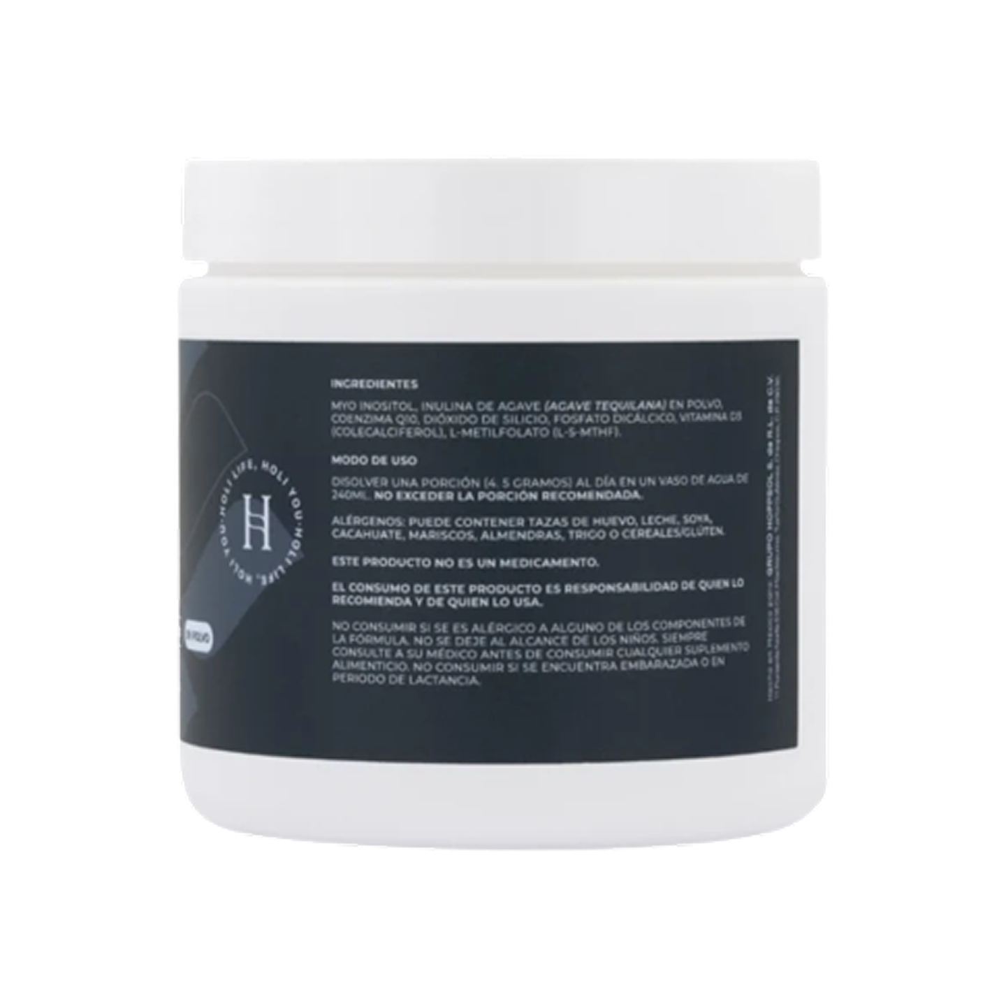 Holiherb Myo Inositol + Metilfolato + CoQ10 en polvo – 225 g