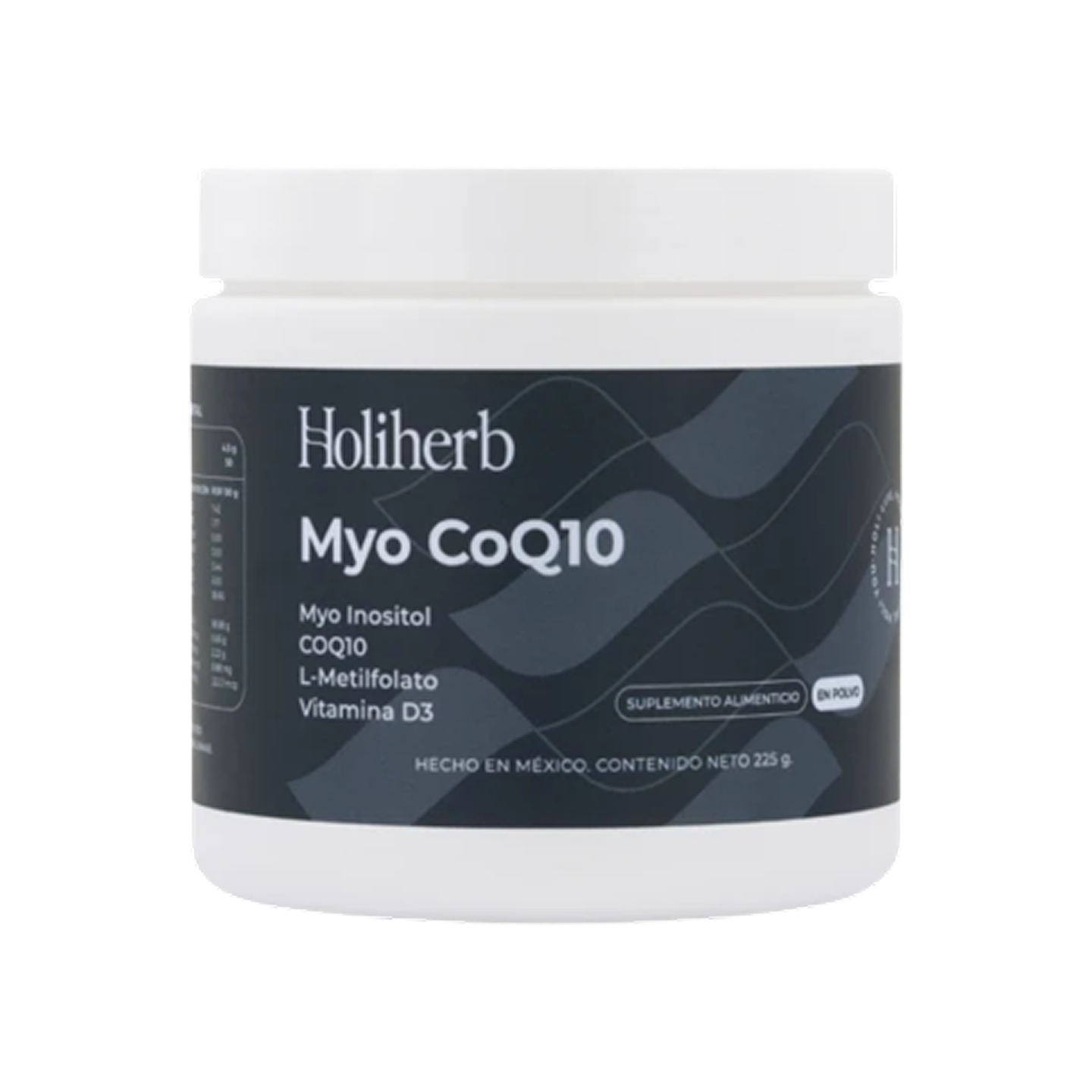 Holiherb Myo Inositol + Metilfolato + CoQ10 en polvo – 225 g