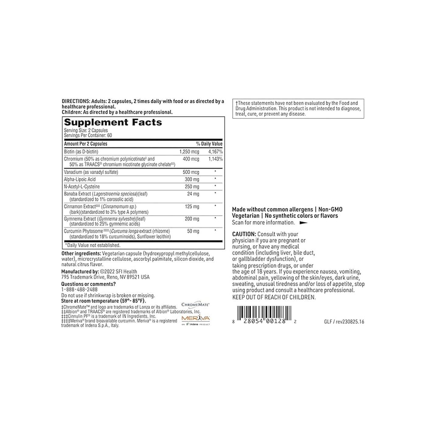 SFI Health GlucoThera Forté Cápsulas 120
