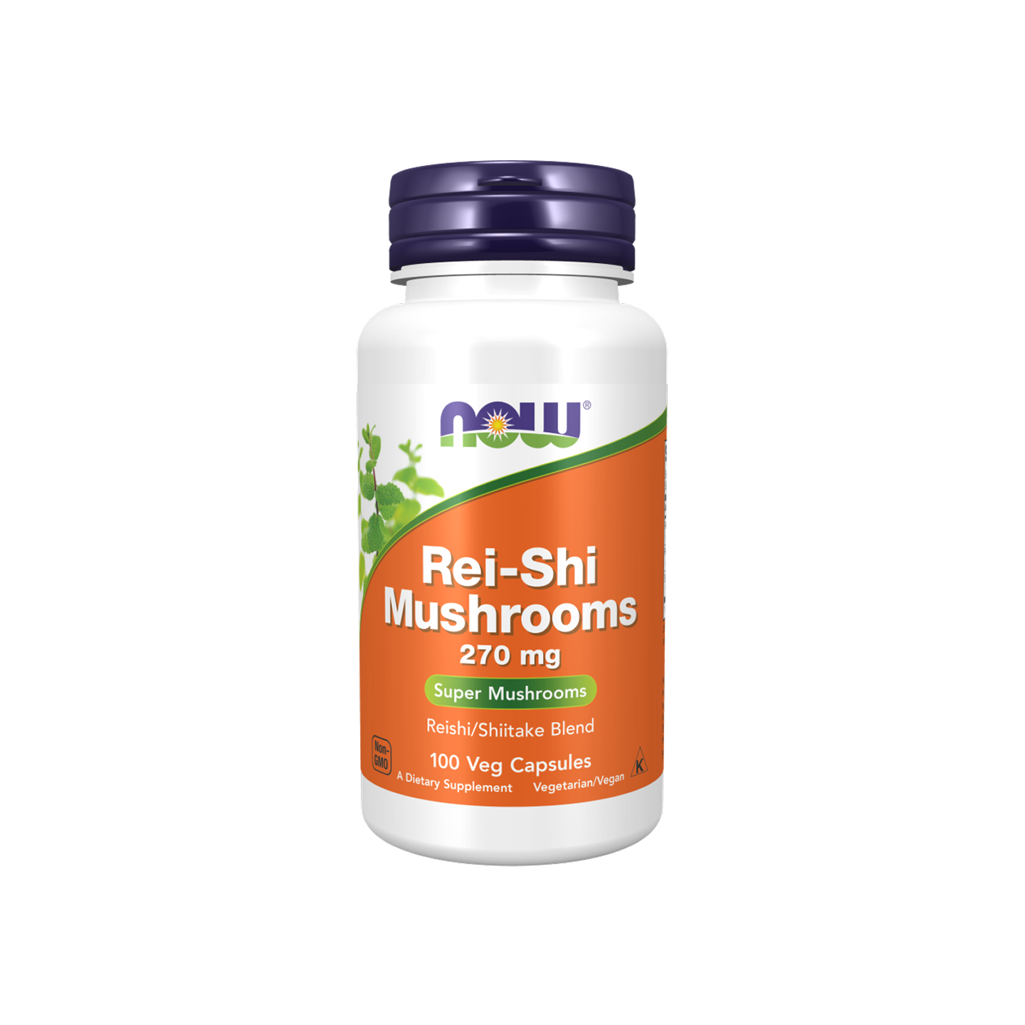 NOW Foods Rei-Shi Mushrooms 270 mg – 100 cápsulas veganas