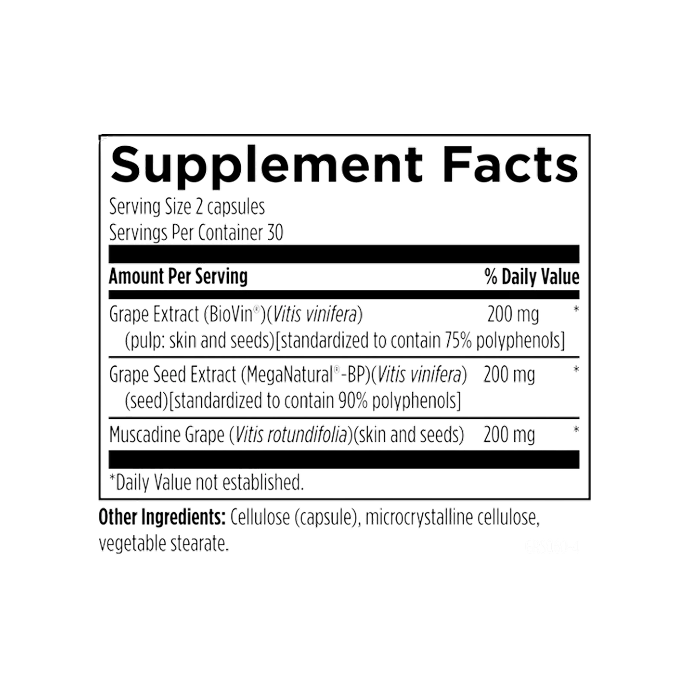 Designs for Health Grape Seed Supreme 60 cápsulas