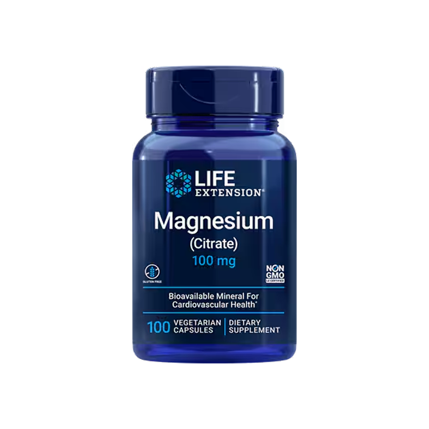 Life Extension Magnesium Citrate 100 mg, 100 cápsulas vegetales
