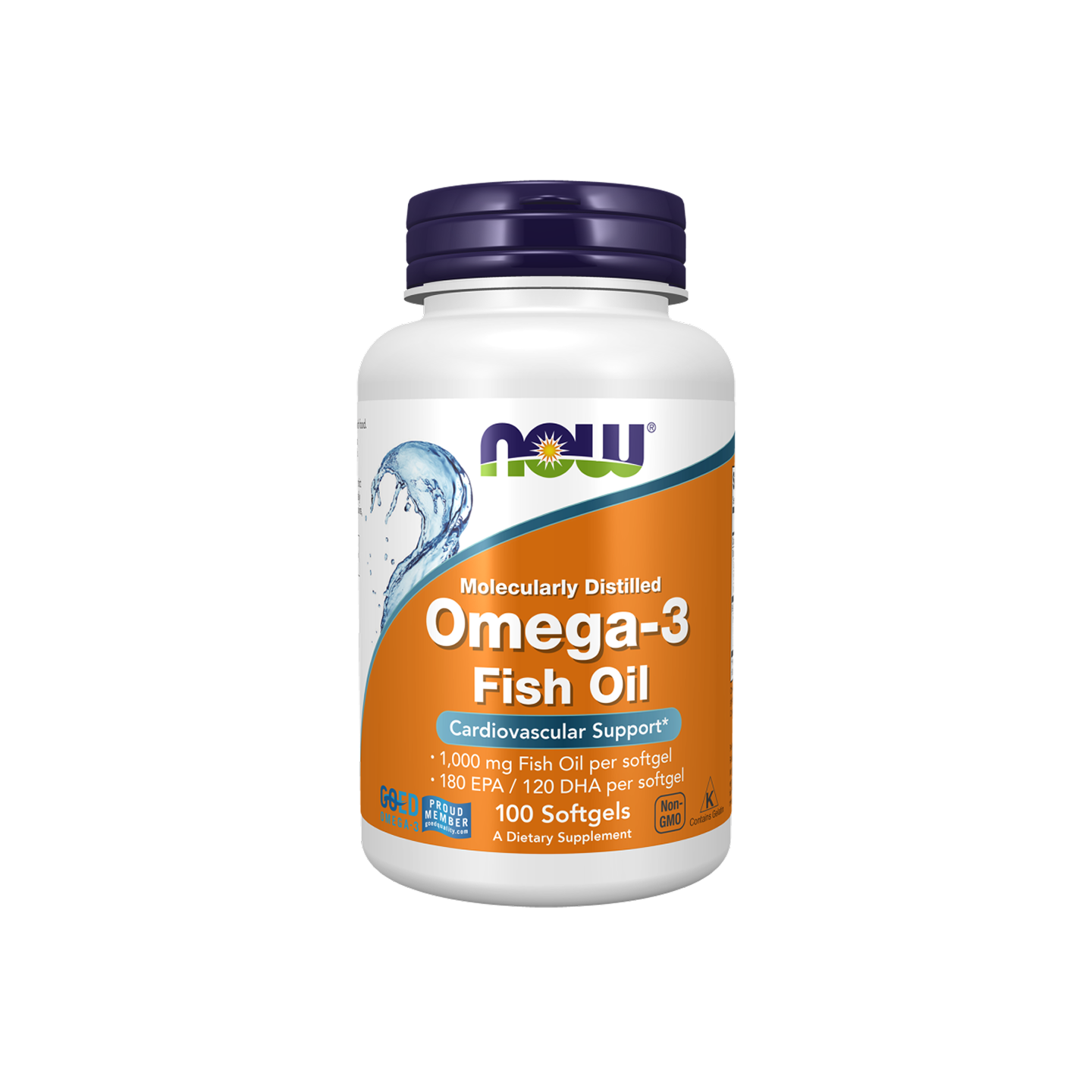 Now Foods Omega-3 1,000 mg, 200 cápsulas